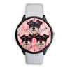 Cute Miniature Schnauzer Print Wrist Watch