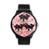 Cute Miniature Schnauzer Print Wrist Watch