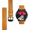 Shih Tzu with Love Print Wrist Watch