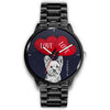 Yorkie with Love Print Wrist Watch