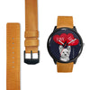 Yorkie with Love Print Wrist Watch