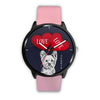 Yorkie with Love Print Wrist Watch