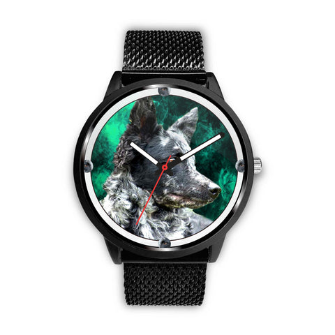 Amazing Mudi Dog Print Wrist Watch