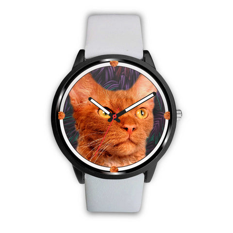 Lovely LaPerm Cat Print Wrist Watch