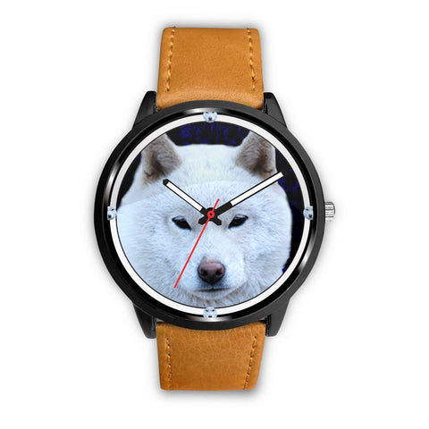 Hokkaido Dog Print Wrist Watch