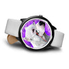 Dogo Argentino Dog Print Wrist Watch