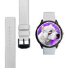 Dogo Argentino Dog Print Wrist Watch