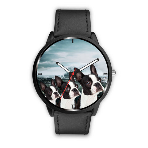 Amazing Boston Terrier Dog Print Wrist Watch