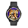 Lovely Cheetoh Cat Print Wrist Watch