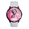 Siberian Husky Love Print Wrist Watch