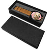 Pomeranian On Pink Print Wrist Watch