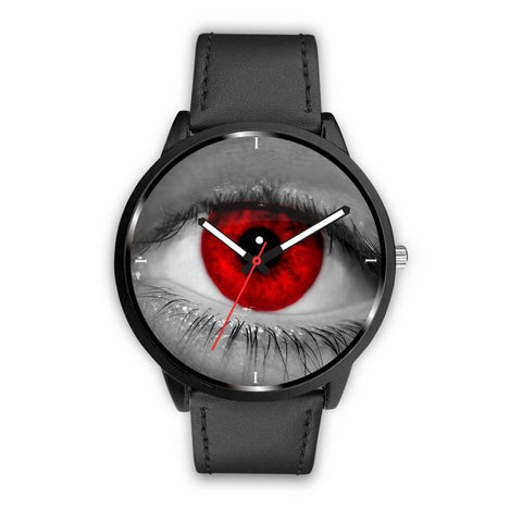 Red Eyes Print Wrist Watch