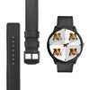 Cute Shetland Sheepdog Print Wrist Watch