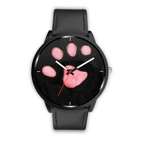 Pink Paw Print Wrist Watch