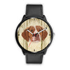 Brittany Dog Print Wrist Watch