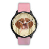 Brittany Dog Print Wrist Watch