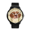 Brittany Dog Print Wrist Watch