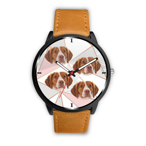 Lovely Brittany Dog Print Wrist Watch