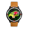 Amazon Red Headed Parrot Print Wrist Watch