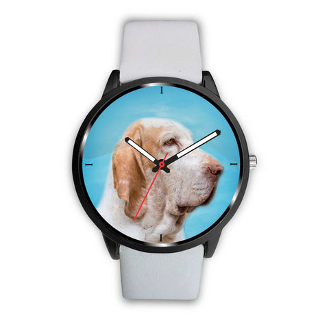 Bracco Italiano Dog Print Wrist Watch