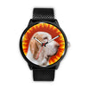 Bracco Italiano dog Fire Flame Wrist Watch