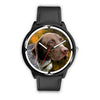 Braque Francais Dog Print Wrist Watch
