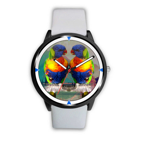 Lories and Lorikeets Parrot Print Wrist Watch