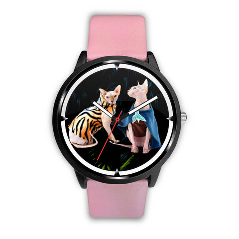 Lovely Sphynx Cat Print Wrist Watch
