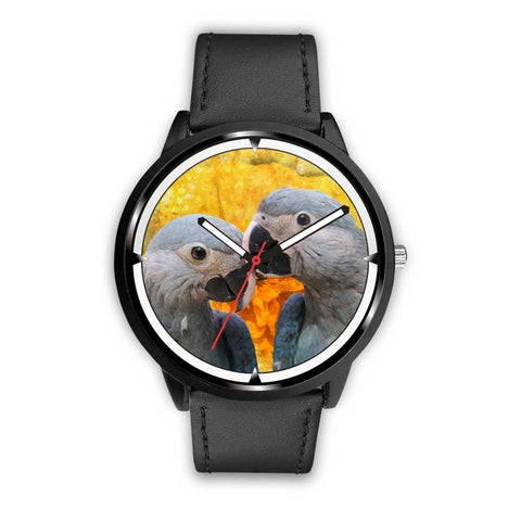 Lovely Spix's Macaw Parrot Print Wrist Watch