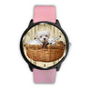 Cute Maltese Dog Print Wrist Watch