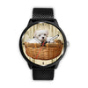 Cute Maltese Dog Print Wrist Watch