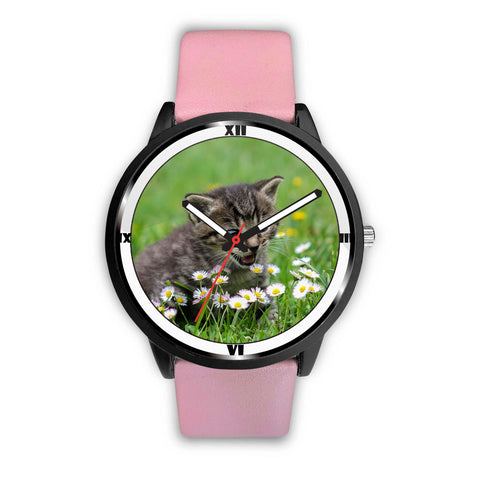 Cute American Shorthair Cat Art Print Wrist Watch