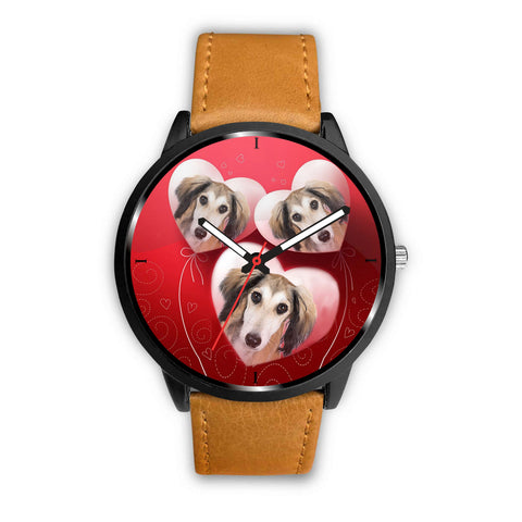 Saluki dog Print Wrist Watch