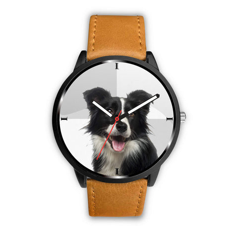 Cute Border Collie Dog Print Wrist Watch