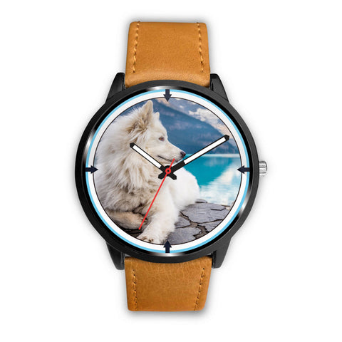 Samoyed Dog Nature Print Wrist Watch