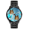 Cute Collie Dog Print Wrist Watch