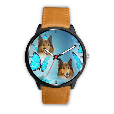 Cute Collie Dog Print Wrist Watch