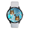 Cute Collie Dog Print Wrist Watch