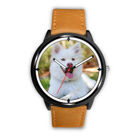 White Shepherd Print Wrist Watch