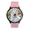 White Shepherd Print Wrist Watch