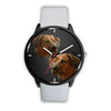 Cute Rhodesian Ridgeback Dog Print Wrist Watch