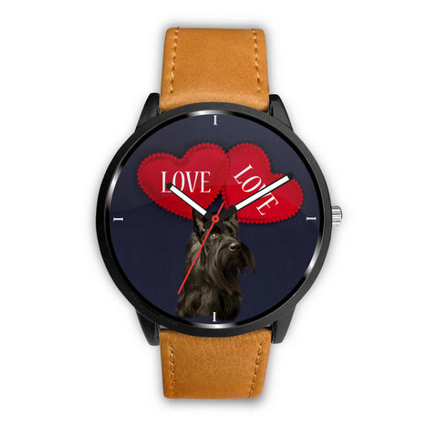 Cute Scottish Terrier Print Wrist Watch