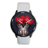 Cesky Terrier Love Print Wrist Watch