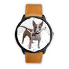 Miniature Bull Terrier Dog Print Wrist Watch