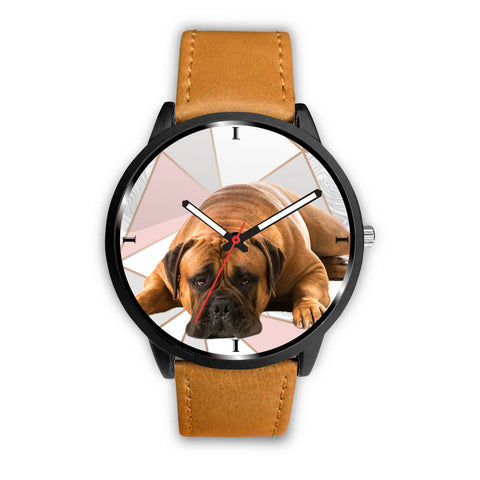 Bullmastiff Dog Print Wrist Watch