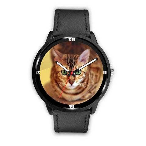 Lovely Bengal Cat Print Wrist Watch