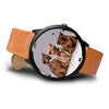 Three Burmese Cat Print Wrist Watch