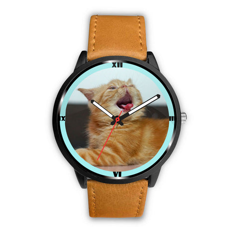 Lovely Exotic Shorthair Cat Print Wrist Watch