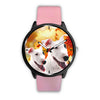 Lovely Bull Terrier Print Wrist Watch
