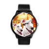 Lovely Bull Terrier Print Wrist Watch